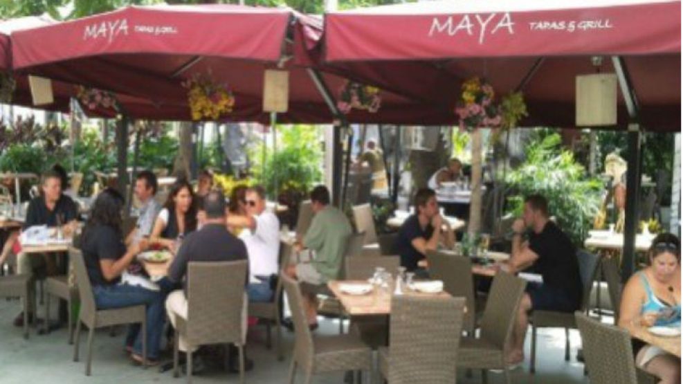 MAYA TAPAS. El restó, ubicado en Miami, acepta el pago el pesos argentinos.