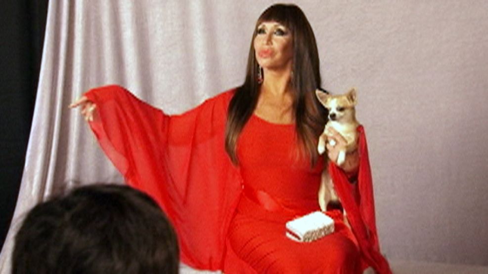 Moria Casán en la gala de CARAS.