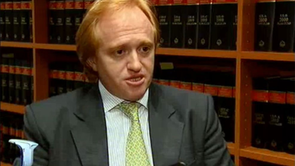 El abogado del Grupo Clarín en la causa por Ley de Medios, Damián Cassino.