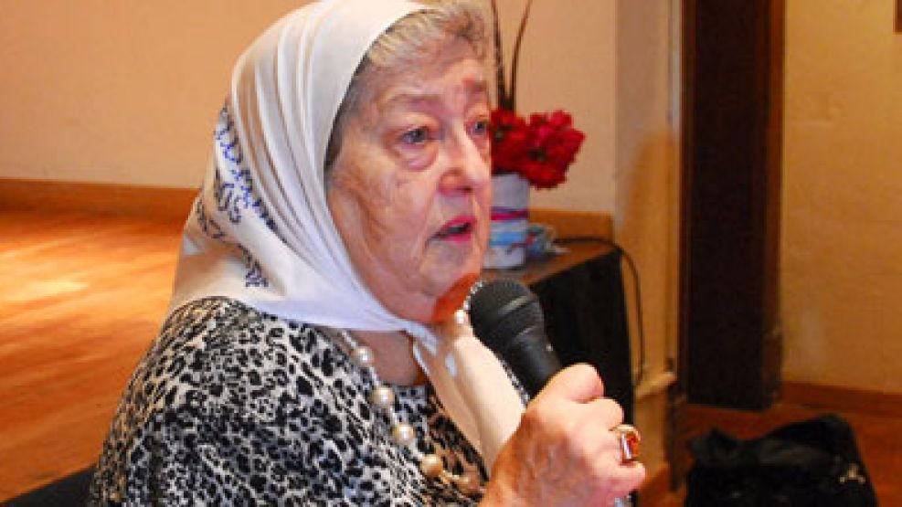 La titular de Asociación Madres de Plaza de Mayo, Hebe de Bonafini.