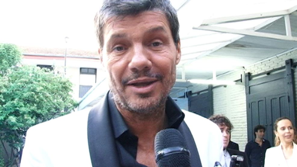 Marcelo Tinelli en la gala de los 20 años de CARAS.