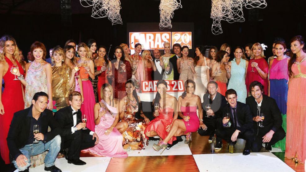 Todos los presentes en la fiesta de los 20 años de Caras.