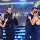 Matias afuera del Bailando, Pedro y Paula festejan