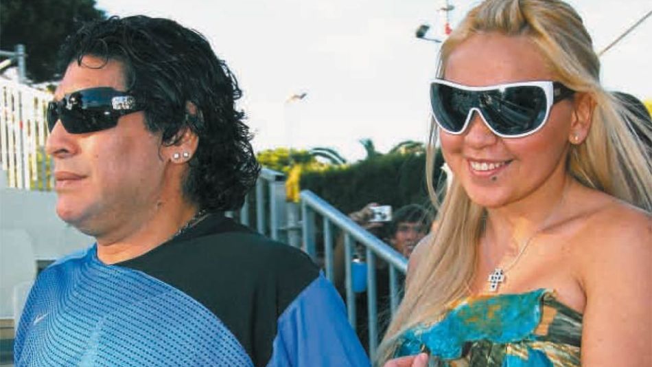 Diego Maradona y Veronica Ojeda