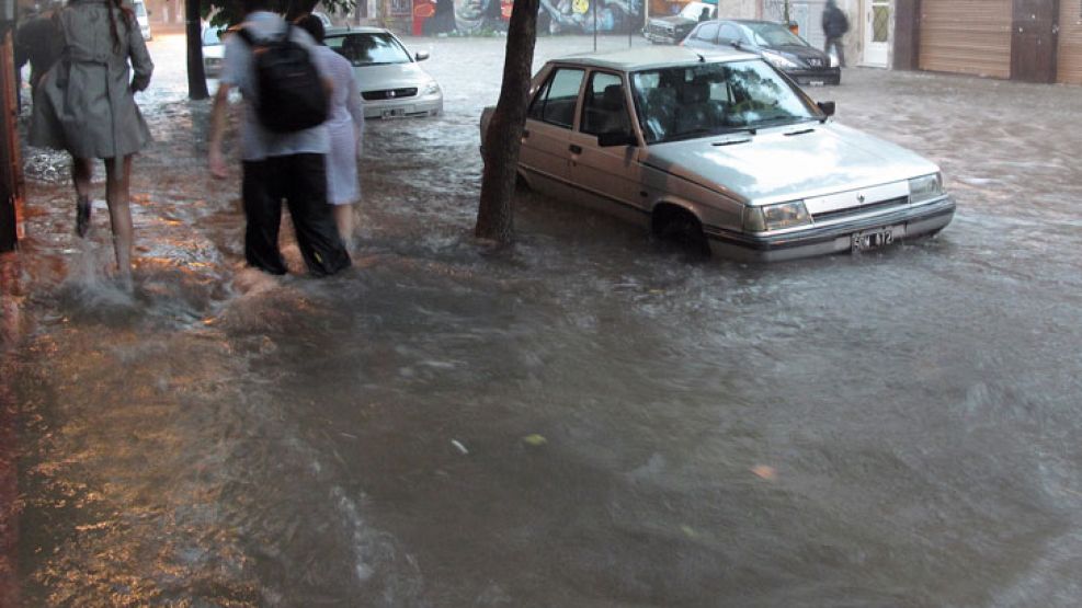 Belgrano fue una de las zonas más afectadas por la inundación.