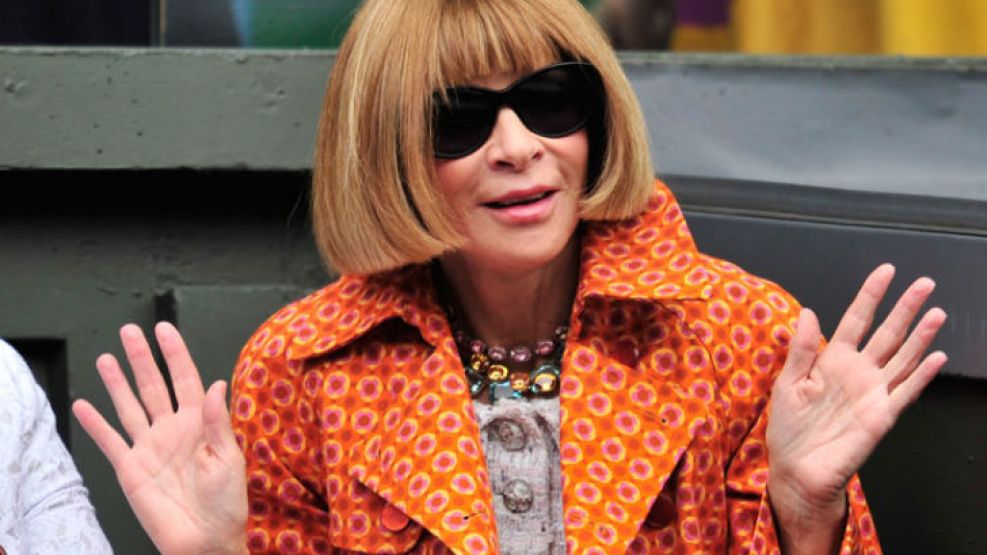 La directora de Vogue, Anna Wintour, inspiró la película El diablo viste a la moda. 