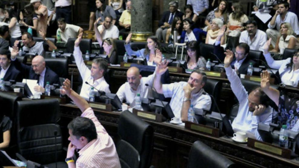 La votación del Presupuesto 2013. 