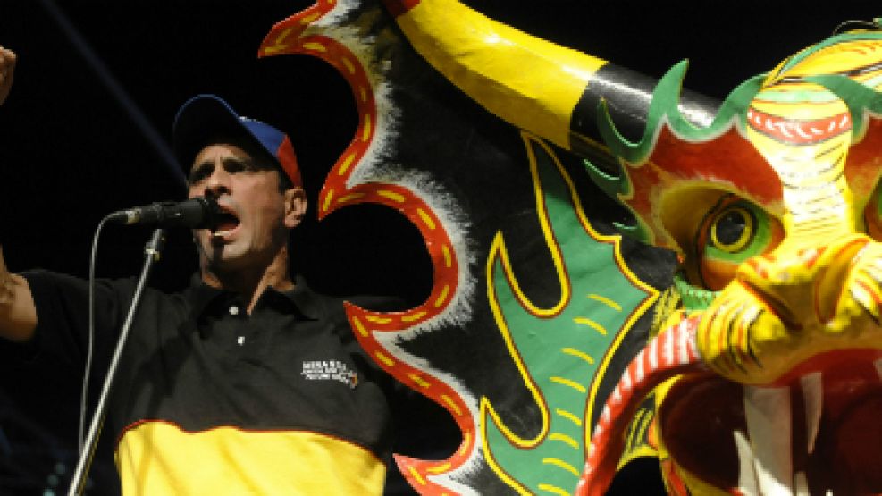 Candidatos. Capriles busca ser la figura central del antichavismo.