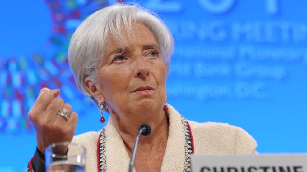 Christine Lagarde, actual directora del FMI. 