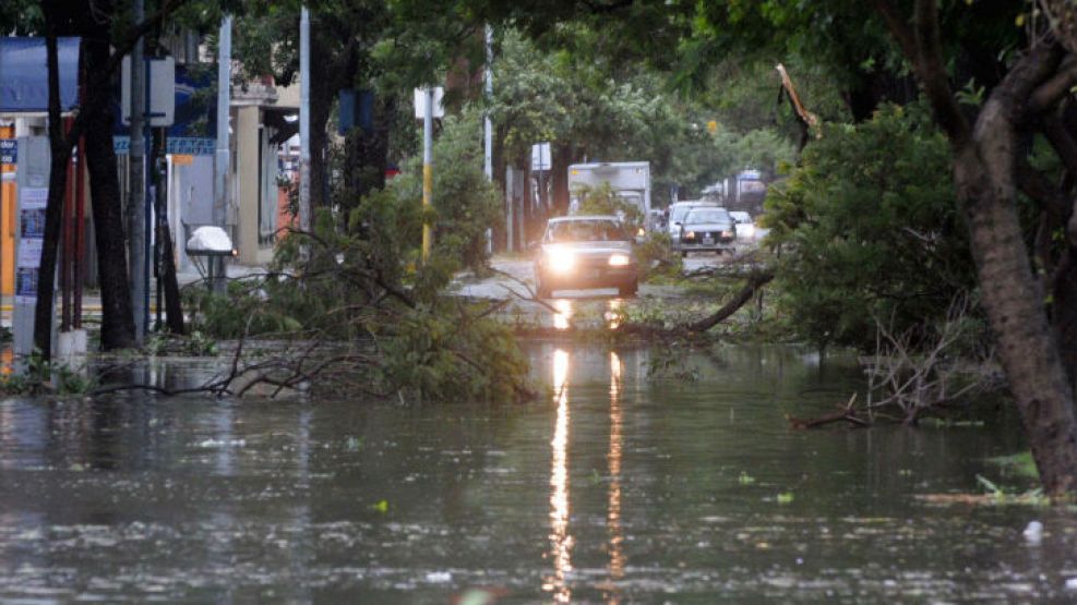 Las postales del temporal que causó destrozos en Gran Buenos Aires y Santa Fe.