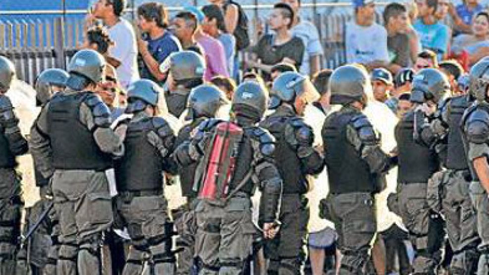 San Fernando fue la localidad con mayor tensión. Participaron unas 600 personas y hubo enfrentamientos con las fuerzas.