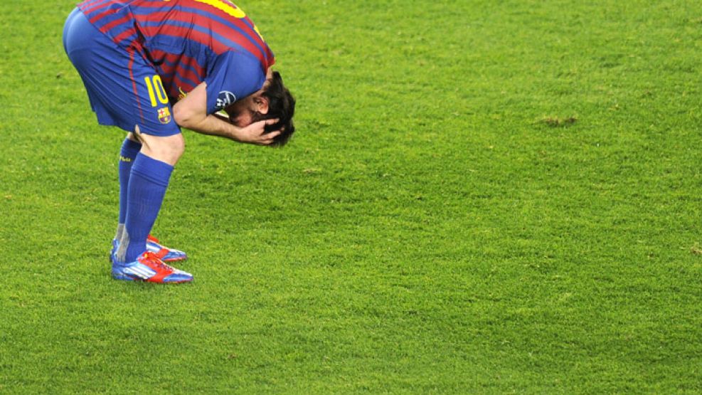 Messi, en su peor momento 2012: el adiós en la Champions.