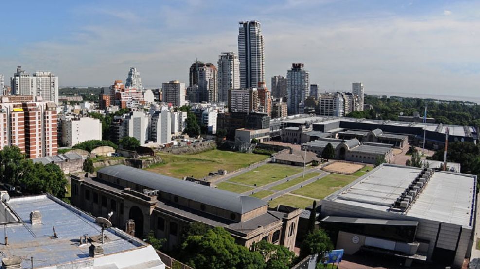 El Predio Ferial de Palermo desde una vista aérea.