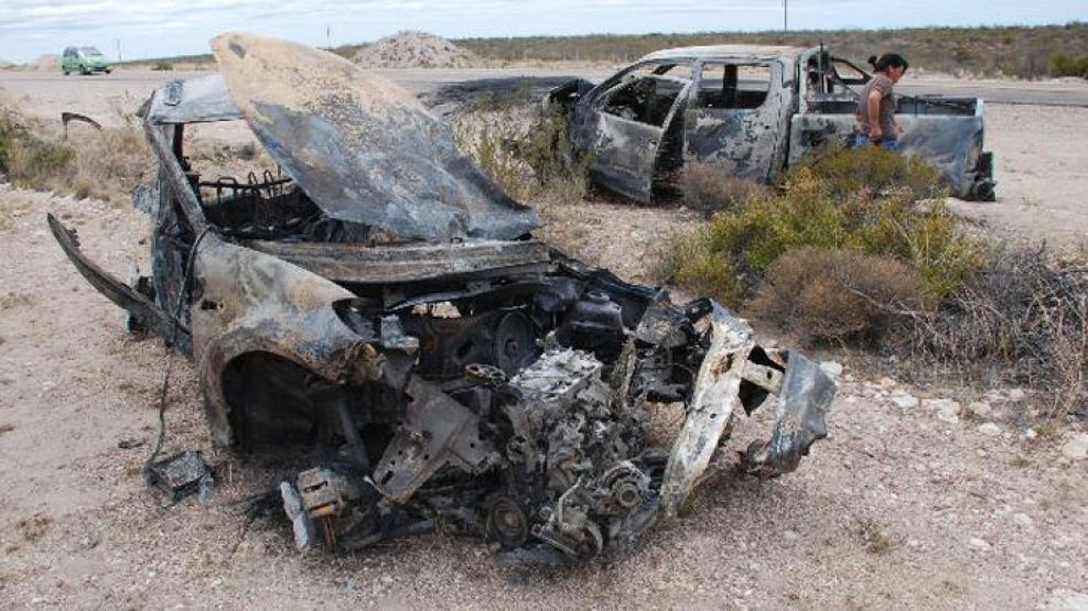 Así quedaron los autos completamente destrozados.