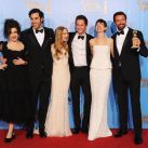 Helena Bonham Carter, Sacha Baron Cohen, Amanda Seyfried, Eddie Redmayne, Anne Hathaway y Hugh Jackman de Les Miserables