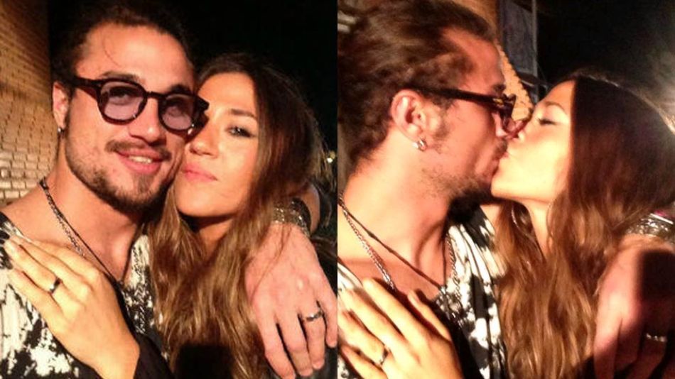 Daniel Osvaldo y Jimena Baron