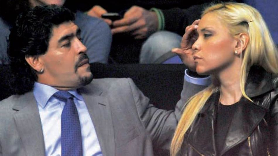 Diego Maradona y Veronica Ojeda