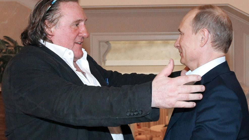 Gerard Depardieu llegó a Rusia y se reunió con Putin por su exilio