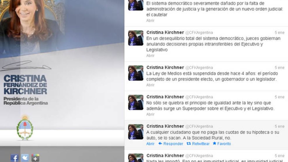 Especialistas analizan la carta de CFK y el desempeño de la política en la era del 2.0