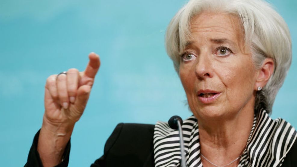 Christine Lagarde, directora del FMI. 