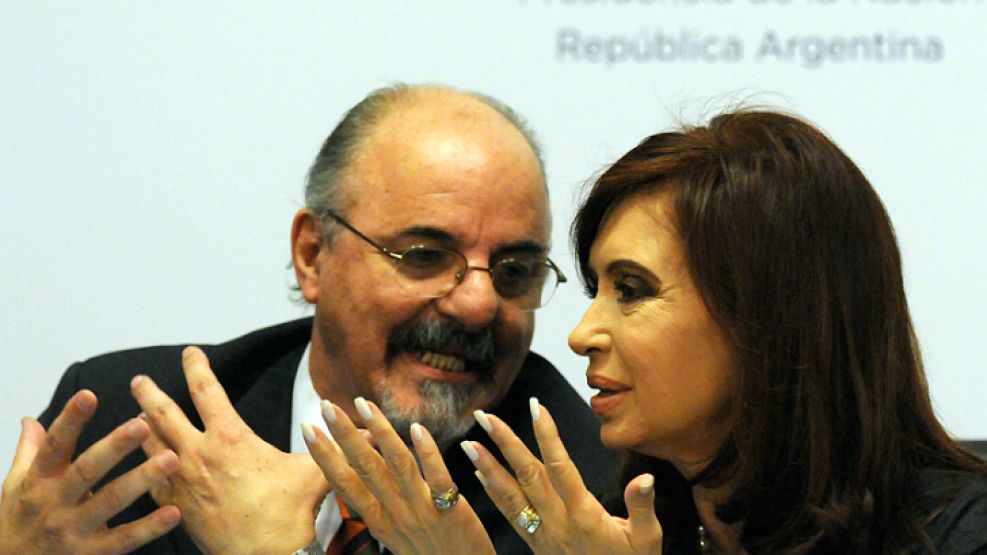 Carlos Tomada y Cristina Fernández