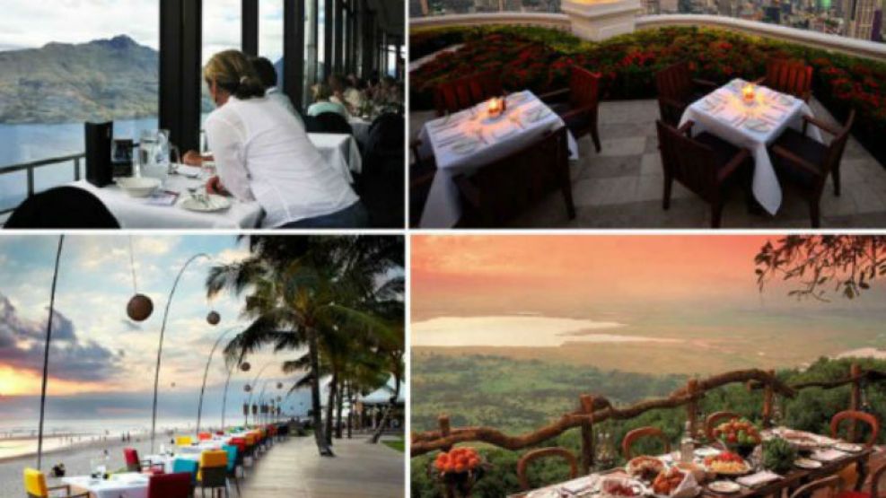 Los 10 restaurantes con las vistas más espectaculares del mundo.