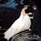 Jennifer Lawrence sube al escenario