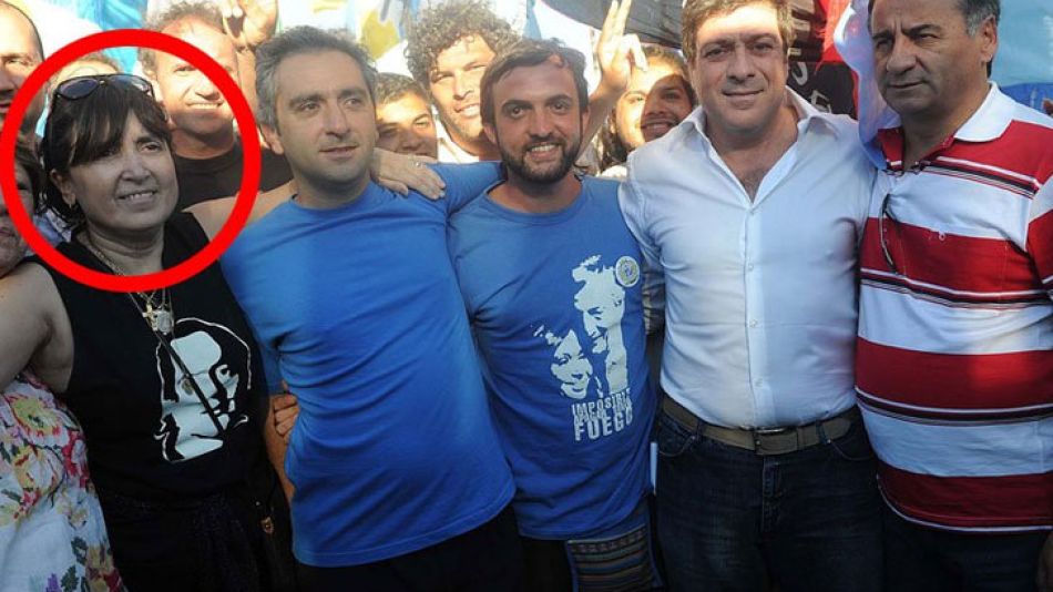 Fernández se mostró públicamente este lunes junto al vicegobernador de la provincia, Gabriel Mariotto, al que definió como ?un dirigente impresionante que tiene toda la polenta, que está presente?.
