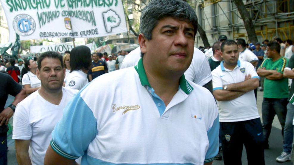 Pablo Moyano, líder de Camioneros