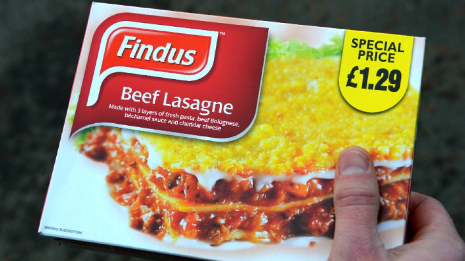 Testeos sobre la presunta carne vacuna de la lasaña Findus demostraron que se trataba de carne de caballo.