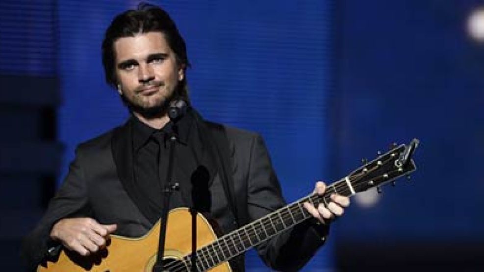 Juanes en la entrega de los Grammy.