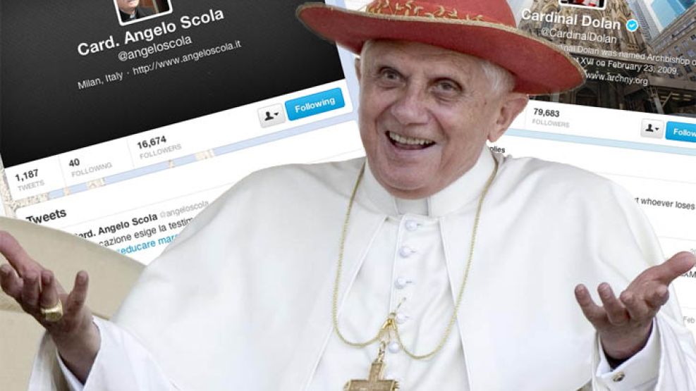 Benedicto XVI (@pontifex) le dejará la cuenta de Twitter a alguno de los cardenales.