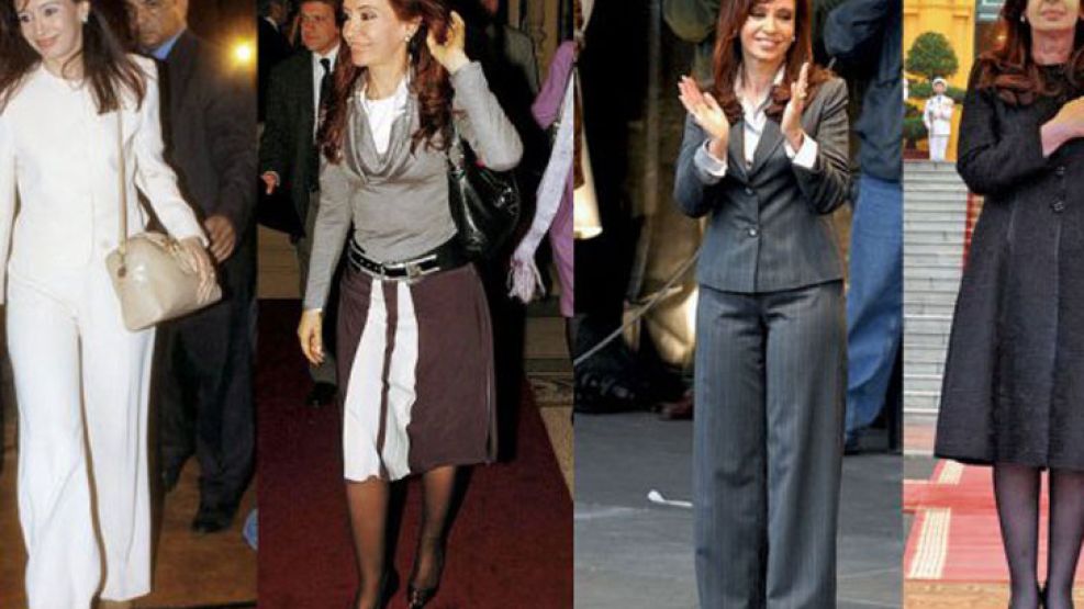 Cristina y sus diferentes estilos desde que el kirchnerismo llegó al poder.