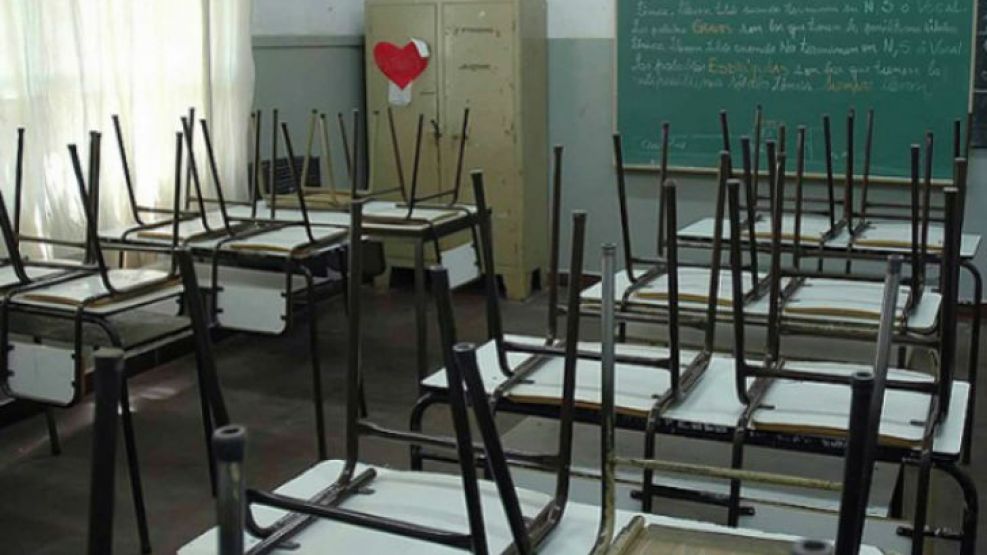 Las aulas están vacías en casi todas las provincias.