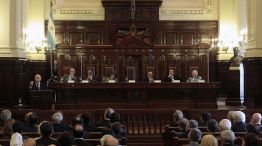 La Corte inauguró hoy el año judicial en tribunales. 