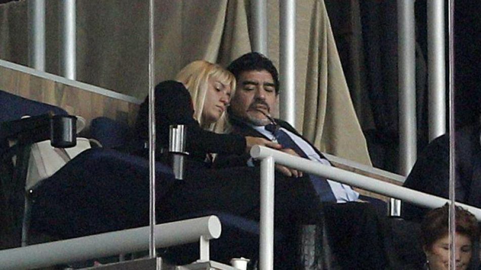 Maradona con Rocio