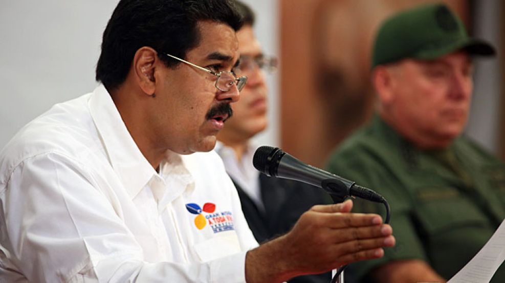 Nicolás Maduro brindó una conferencia para anunciar las sospechas sobre la salud de Chávez.