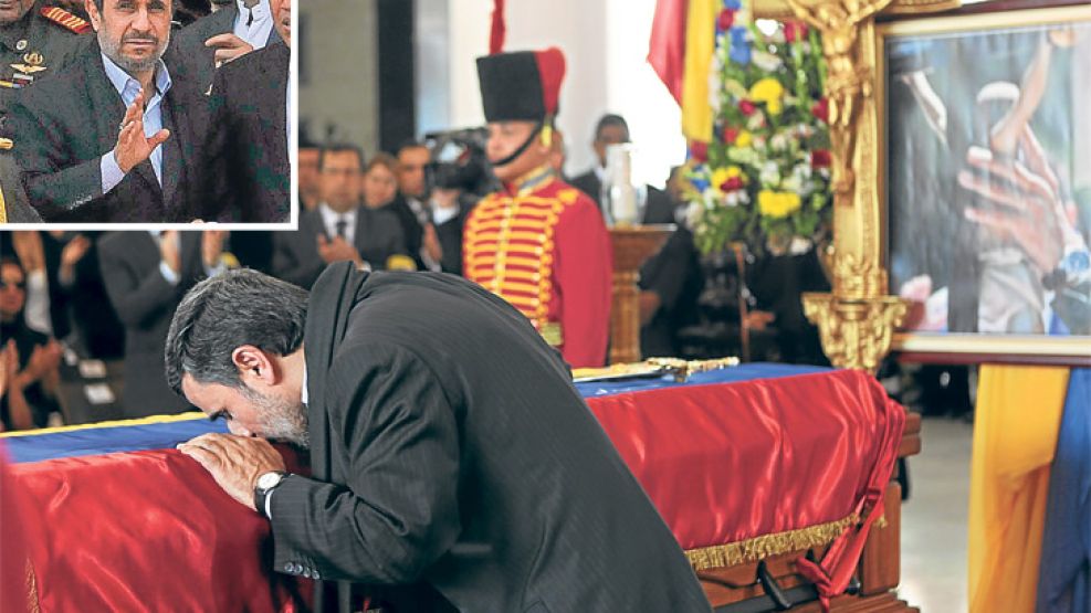 Emoción. El líder iraní afirmó que Chávez era un "líder revolucionario".