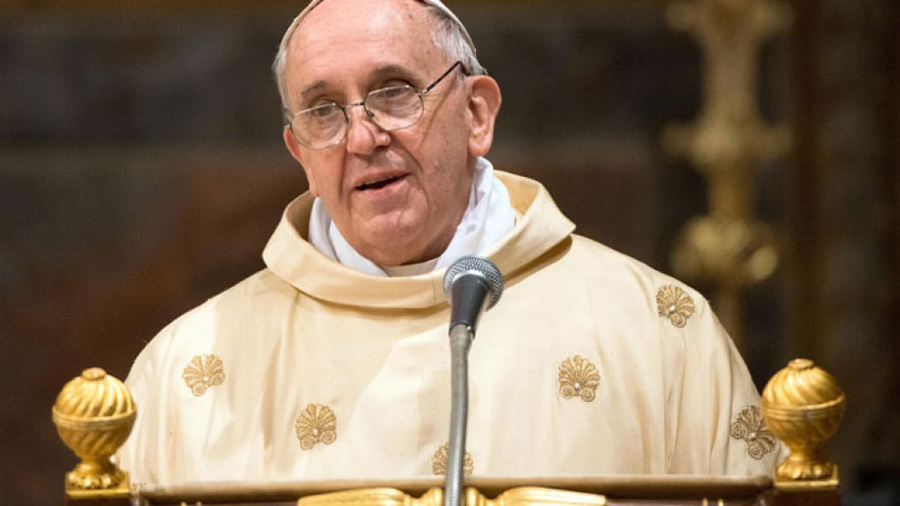 El ex cardenal Jorge Bergoglio, ahora el Papa Francisco. 