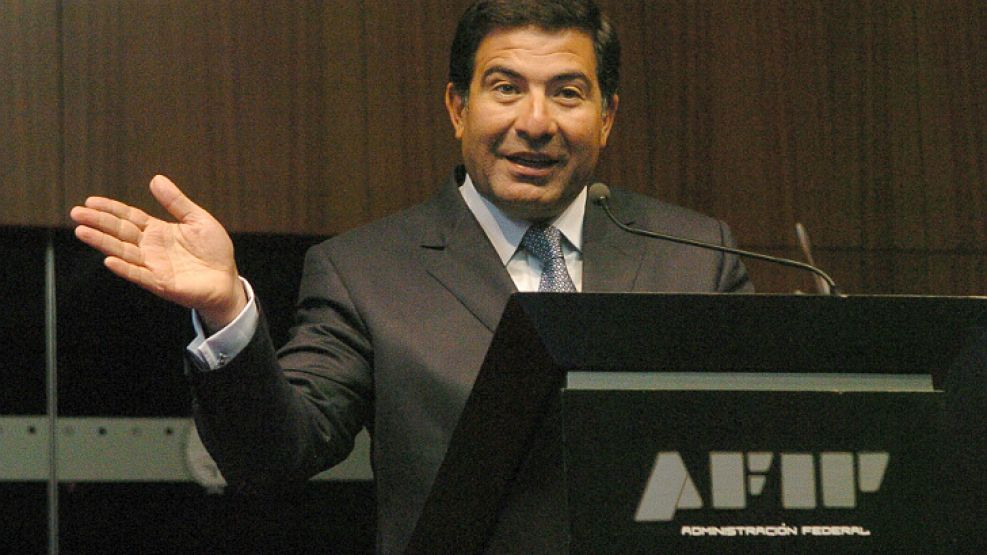 El titular de la Administración Federal de Ingresos Públicos, Ricardo Echegaray.