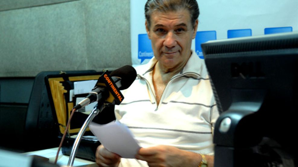 Víctor Hugo Morales, conductor de La Mañana en Radio Continental. 