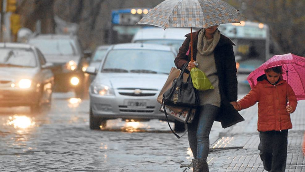 Bajo el agua. A partir de mayo se esperan precipitaciones frecuentes en Buenos Aires.
