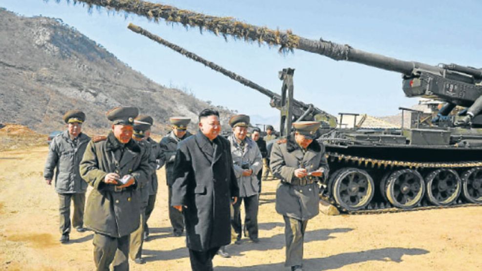 Riesgo. Kim Jong-un, líder militar.