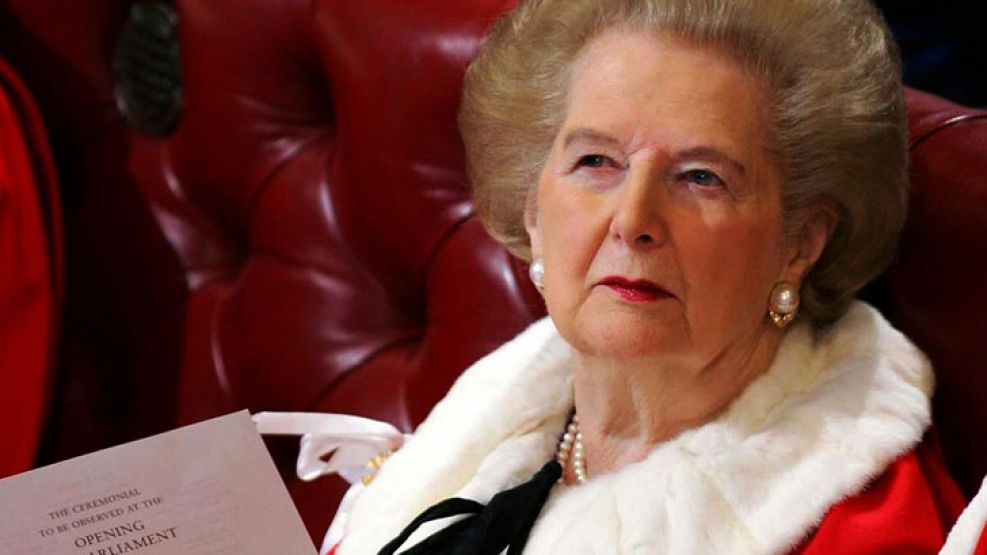 El gobierno de las Malvinas despidió con tristeza a Thatcher.