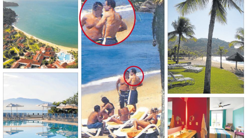 Paraiso tropical. El Club Med de Angra dos Reis cobra US$ 4.870 la semana para una familia. Allí se hospedó hasta la madrugada en la que se inundó su distrito. 