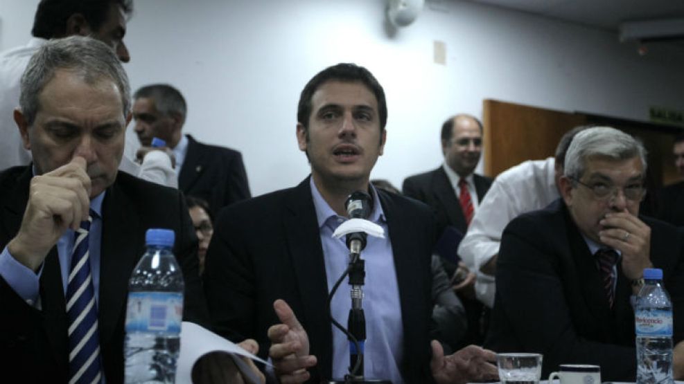 Julio Alak, ministro de Justicia y el segundo de su cartera, Julián Álvarez, llevaron la voz oficialista en el plenario.