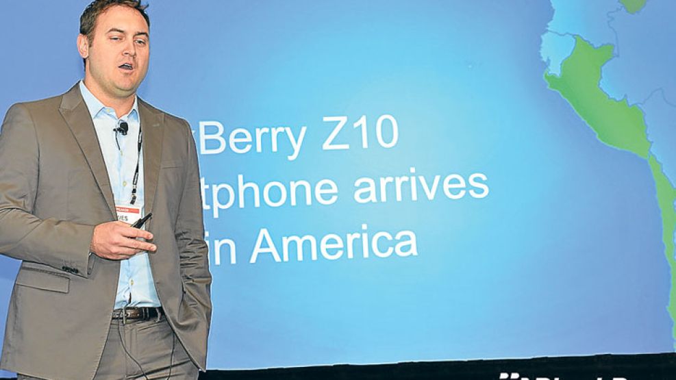 Argentina clave. Wes Nicol, gerente general regional de Blackberry para Latinoamérica.