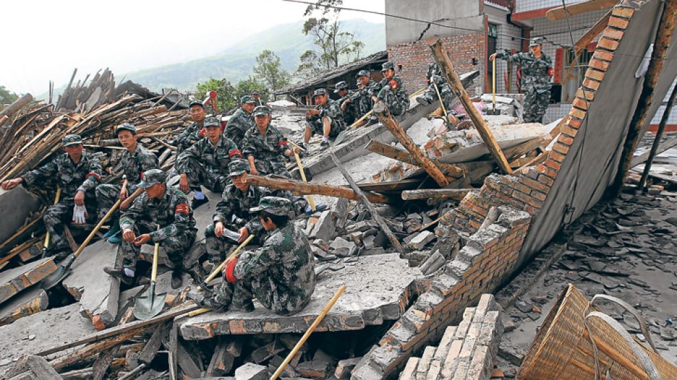 Un desastre. La provincia china de Sichuan fue el epicentro del trágico terremoto que se produjo ayer en China. El hospital central no pudo responder eficientemente por la cantidad de personas que tuv