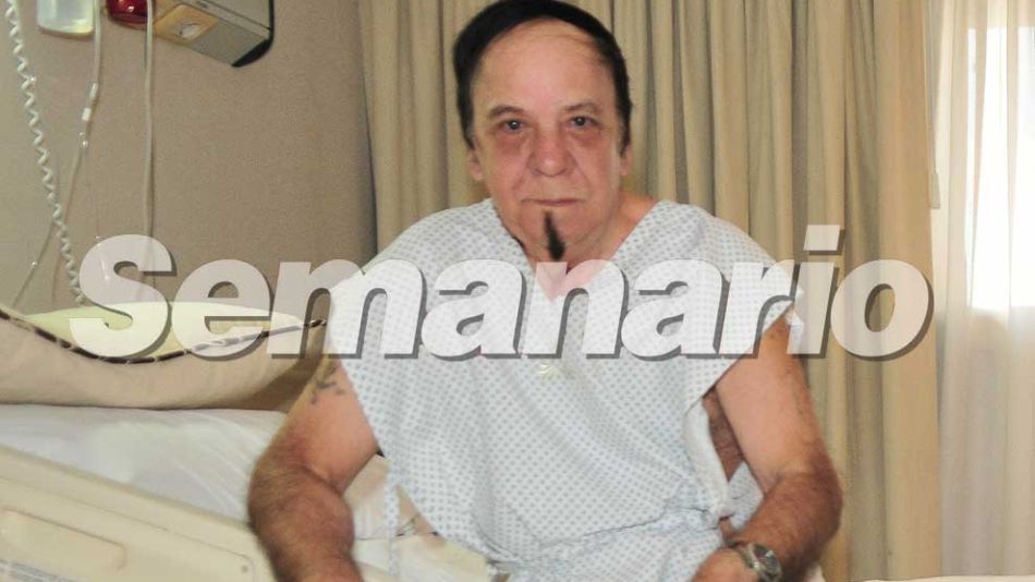 Jorge Corona después de la operación