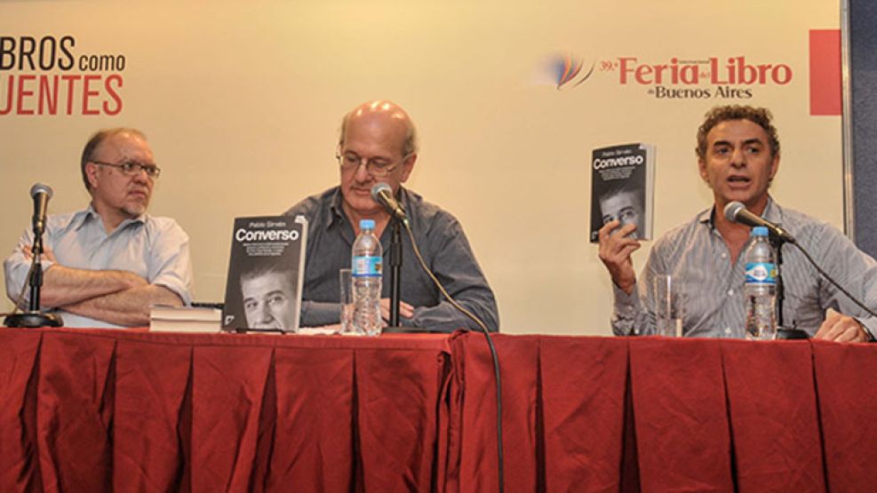 Jorge Fernández Díaz, Pablo Sirvén y Luis Majul presentaron Converso, la biografía no autorizada de Victor Hugo Morales.